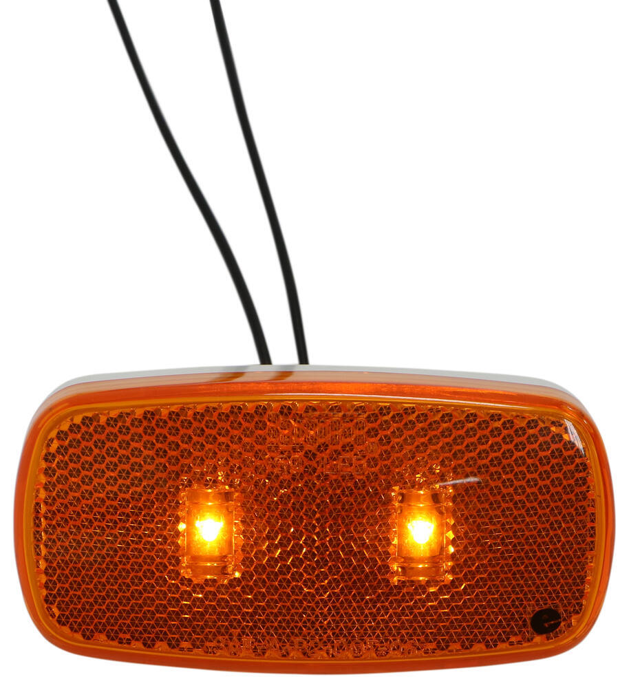bargman led clearance or side marker light w reflector 4 wire led trailer lights