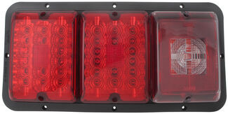 Bargman Triple Tail Light - 84, 85 Series - Red LED ... 1999 fleetwood rv wiring diagram 