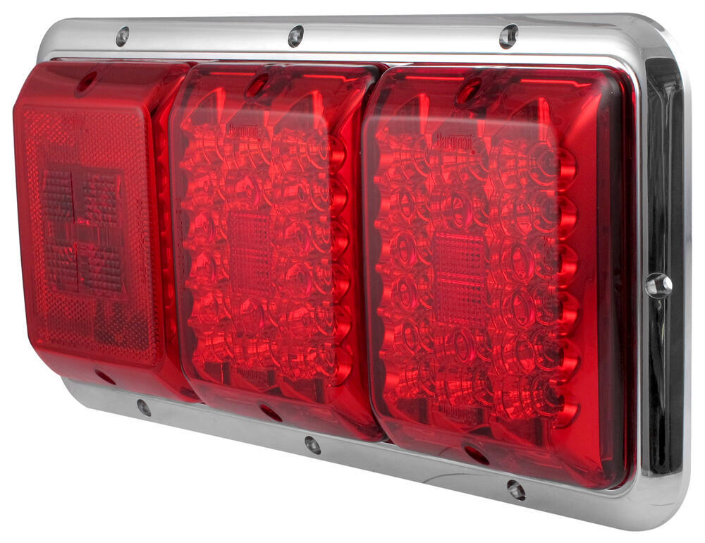 Led Trailer Clearance Side Marker Light With Reflector 2 Wire