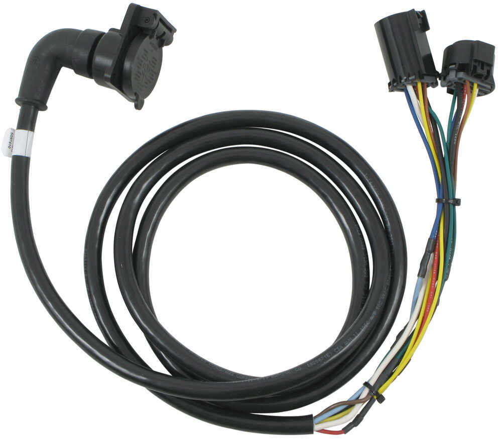 5th Wheel/Gooseneck 90-Degree Wiring Harness w/ 7-Pole Plug -