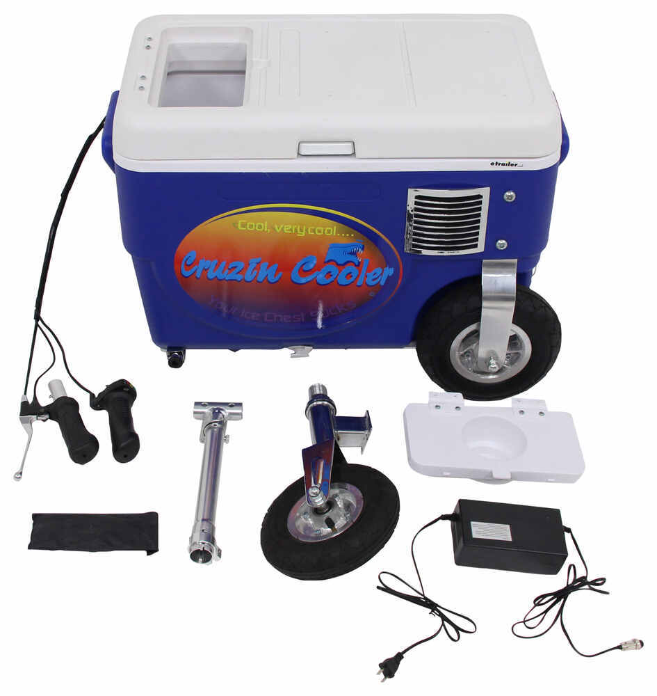 Cruzin Cooler Electric Scooter Cooler 1,000 Watt 48V 25 Qts