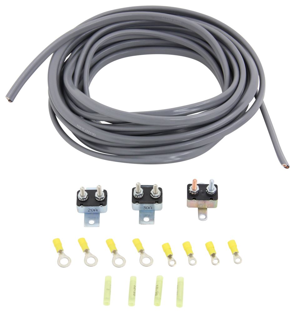 Wiring Kit for 2, 4, 6, and 8 Brake Electric Trailer Brake Controllers etrailer Accessories and ...