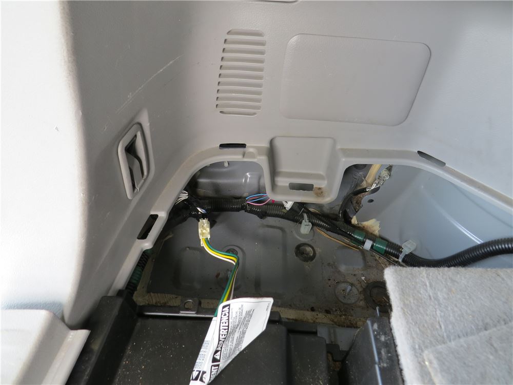 Toyota highlander curt t connector vehicle wiring