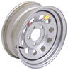 Taskmaster vesper steel modular silver trailer wheel.