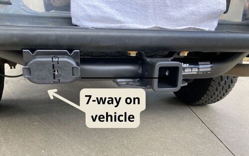7-Way Plug on Vehicle