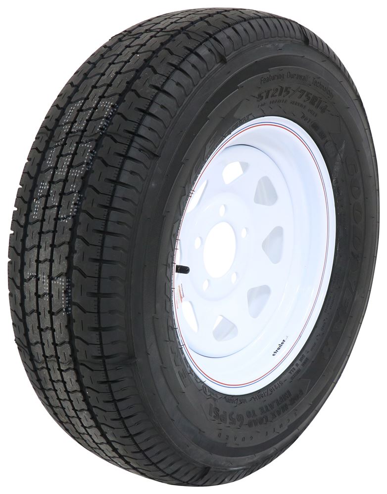 Goodyear Rv Tires Performance Durability And Comfort >> Goodyear Endurance St215 75r14 Radial Tire W 14 White Spoke Wheel Goodyear Rv Tires Performance Durability And Comfort >> Goodyear Endurance St215 75r14 Radial Tire W 14 White Spoke Wheel