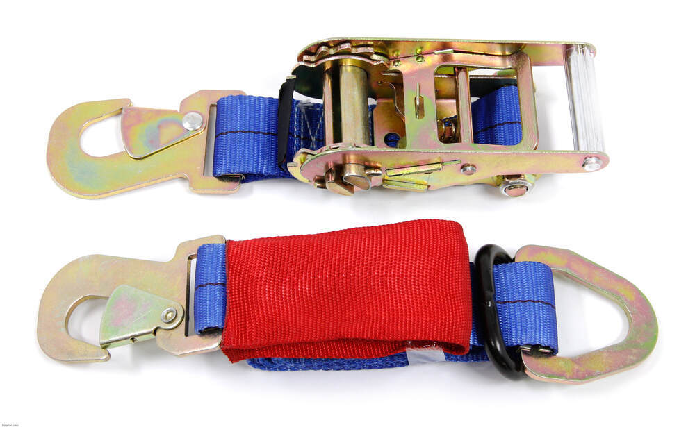 Car Tie-Down with Built-in Axle Strap, 2