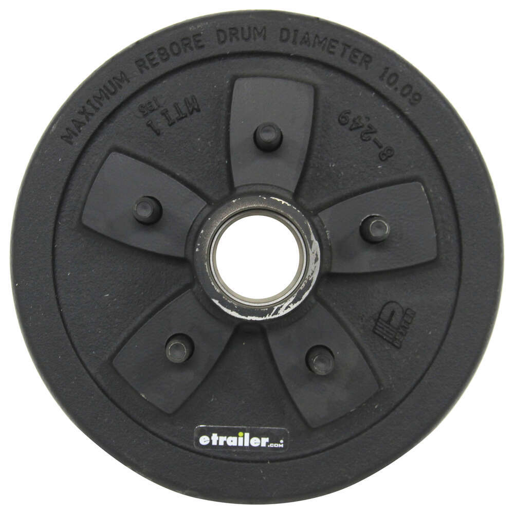 Trailer Axle Self-Adjusting Electric Brake Kit 5-5/" Bolt Circle 3,500 lbs