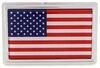 Au-Tomotive Gold American flag trailer hitch cover.