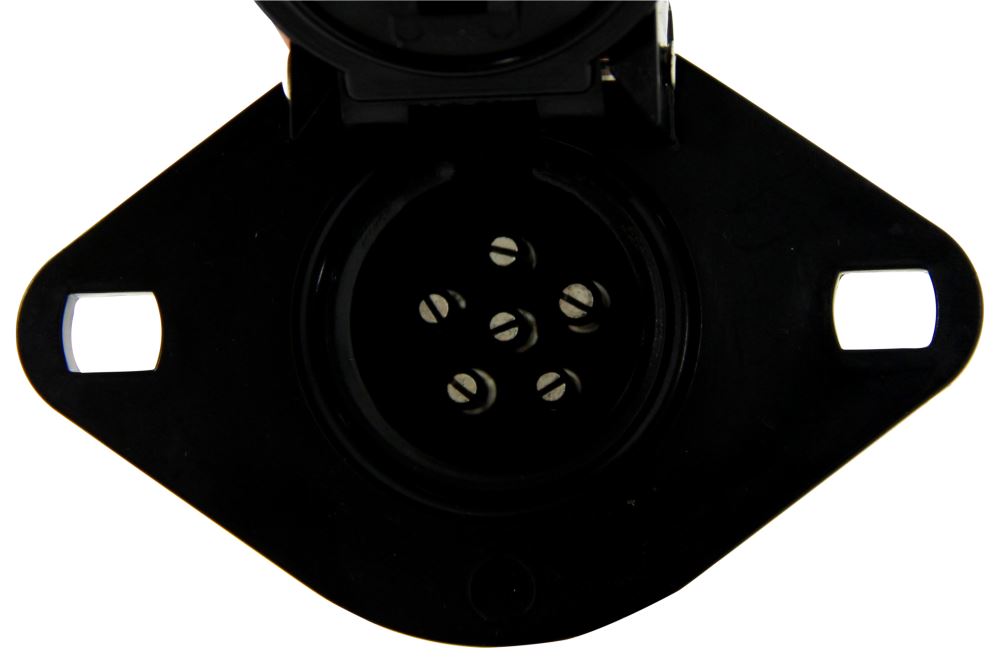 Blue Ox 6-pole Round Pin Trailer Wiring Socket