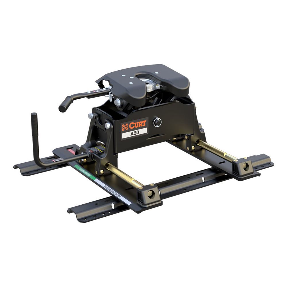 Curt Fifth Wheel Hitch >> Curt A20 5th Wheel Trailer Hitch w/ R20 Slider, Rails and Installation Kit - Dual Jaw - 20,000 ... Curt Fifth Wheel Hitch >> Curt A20 5th Wheel Trailer Hitch w/ R20 Slider, Rails and Installation Kit - Dual Jaw - 20,000 ...