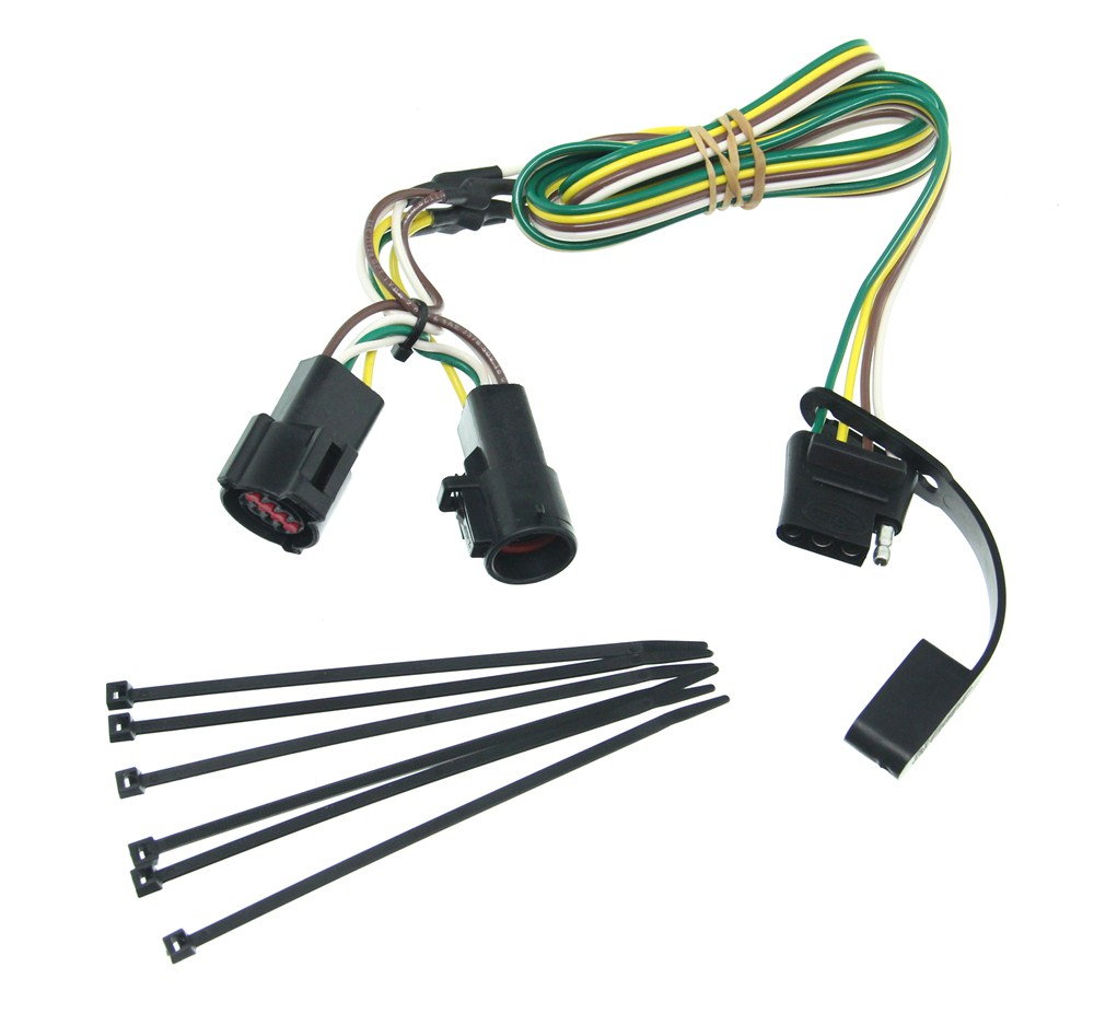 curt t connector vehicle wiring harness with 4 pole flat curt t connector vehicle wiring harness with 4 pole flat
