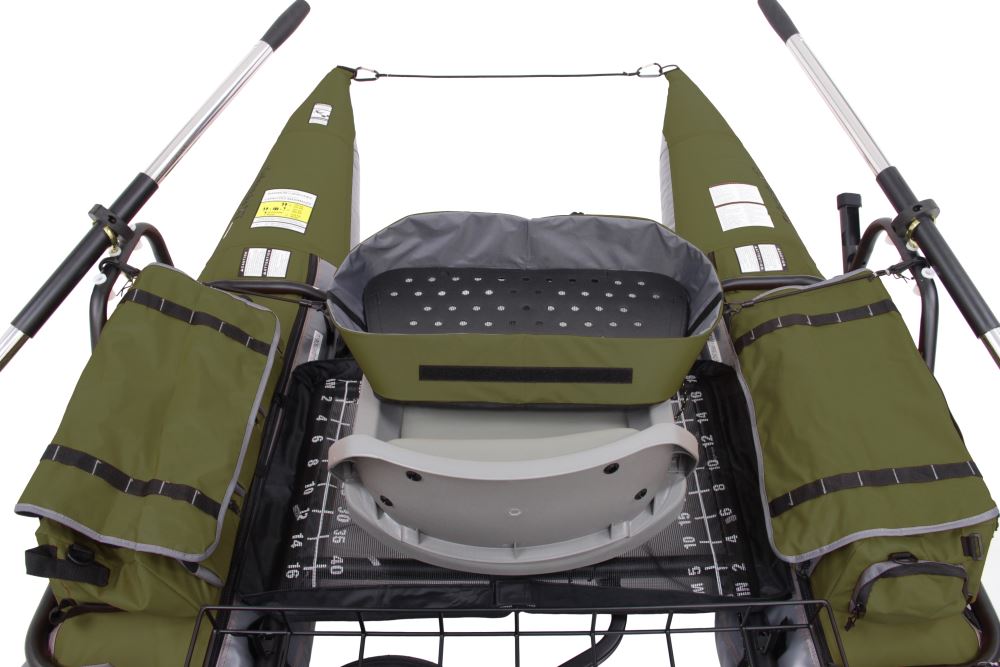 classic accessories 9' pontoon boat with transport wheel