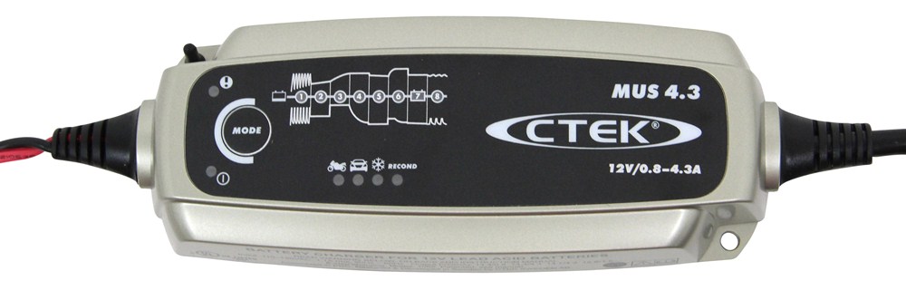 12-Volt Battery Charger with Pulse Maintenance and Small Battery 
