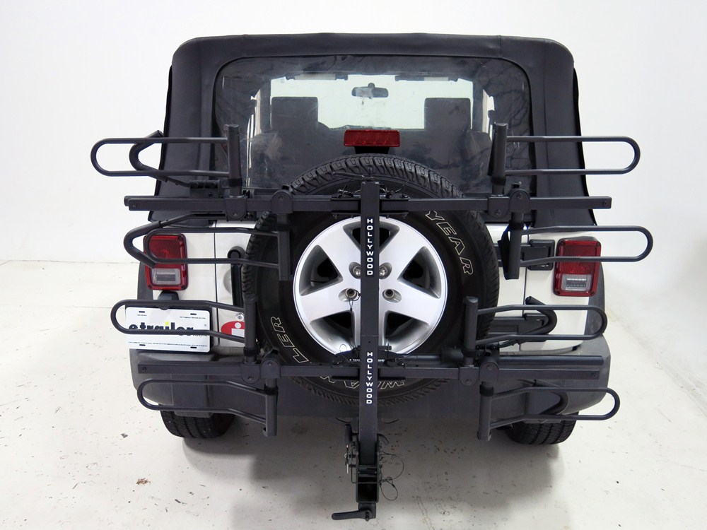 Hollywood Racks Sport Rider SE Platform 4 Bike Rack w/ Cargo Carrier 2" Hitches Frame Mount