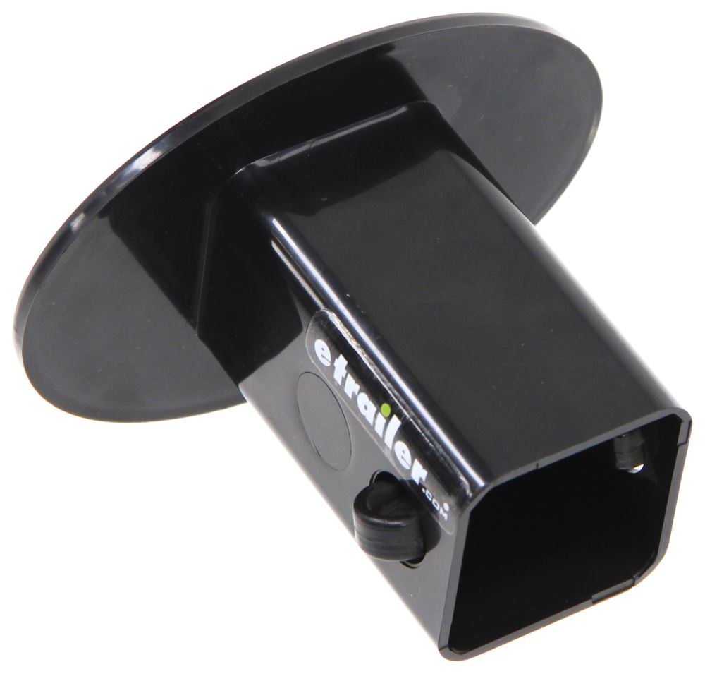 Black Horse Head 2" Trailer Hitch Receiver Cover Knockout Hitch Covers