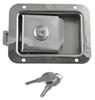 Redline "Junior" locking stainless flush door latch.