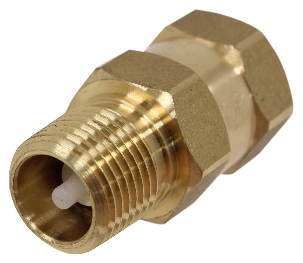 Fresh Water Brass Check Valve 1/2" NPT Male To 1/2" NPT Male - RV Parts Express - Specialty RV Parts Retailer
