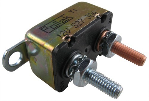 Pollak Circuit Breaker - Cycling/Automatic Reset - 30 Amp ... fl70 wiring diagram 