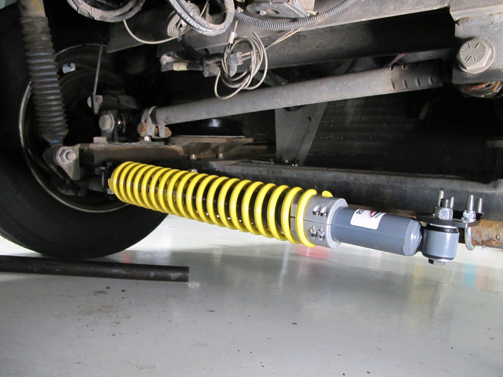 Roadmaster Reflex Steering Stabilizer with Mounting Brackets for Class Best Steering Stabilizer For E450 Motorhome