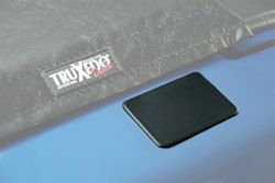 For Chevy Silverado 1500 07-13 Black-Tread Side Bed Wrap Caps w Stake Holes