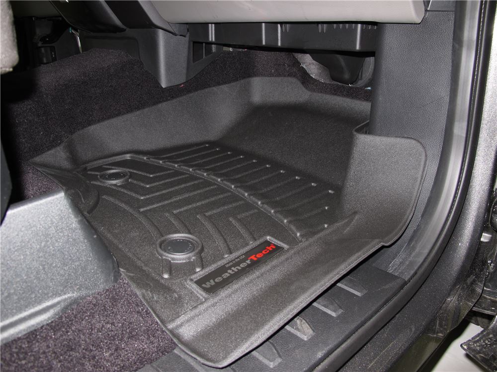2018 Ford F-150 WeatherTech Front Auto Floor Mats - Black