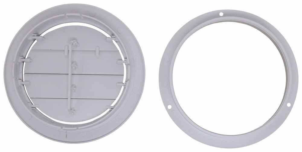 Dolity 2 Pcs Stainless Steel Boat Louver Air Vent Ventilation Cover for Marine Boats Yachts RV