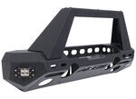 Aries TrailChaser Front Bumper w/ LED Lights - Aluminum - Angular Bull Bar - Black