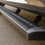 Aries SlimGrip Running Boards w/ Custom Brackets - 5" Wide - Aluminum