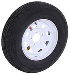 Contender ST175/80R13 Radial Trailer Tire w/ 13" White Spoke Wheel - 5 on 4-1/2 - Load Range C