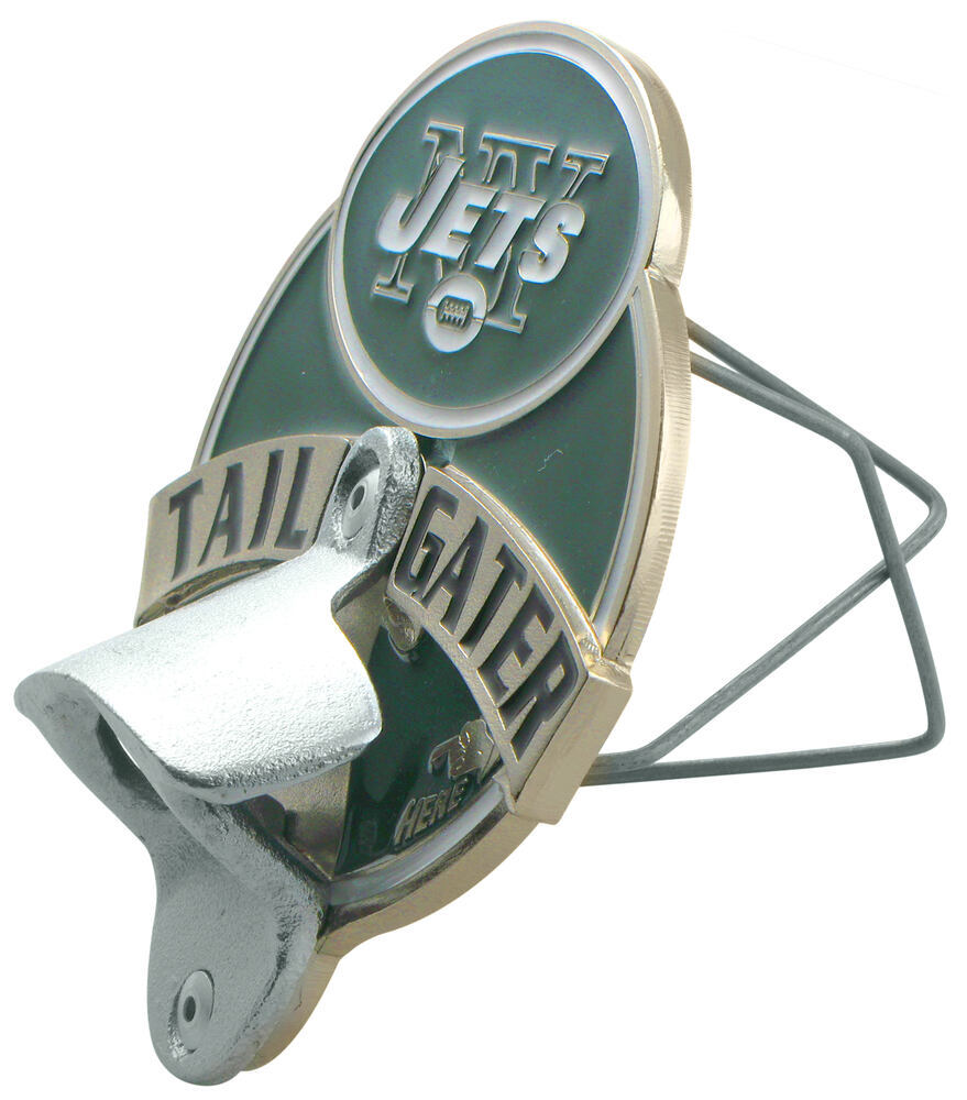 New York Jets NFL Tailgater 2" Trailer Hitch Cover Siskiyou Hitch