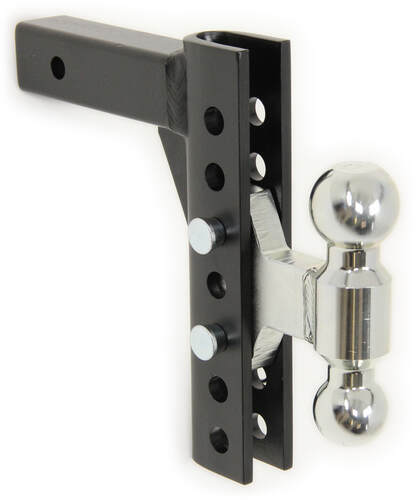 - Fits 2 Receivers Made in U.S.A 10 Drop Rigid Hitch Heavy Duty Ball Mount