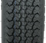 Loadstar ST175/80D13 Bias Trailer Tire with 13" Galvanized Wheel - 4 on 4 - Load Range B
