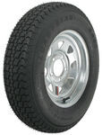 Loadstar ST175/80D13 Bias Trailer Tire with 13" Galvanized Wheel - 5 on 4-1/2 - Load Range B