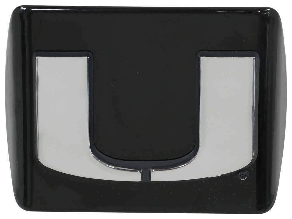 AMG NCAA University Collegiate White Metal Hitch Cover for 2 inch Receiver Alabama
