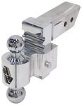 Andersen Rapid Hitch 2-Ball Mount for 2-1/2" Hitch - 4" Drop/Rise - 12.5K - Aluminum
