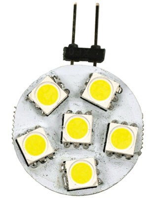 Arcon JC10W LED Disc Bulb - Sub-Miniature 2 Pin Base - 120