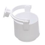 Attwood Marine Gimbaled Drink Holder for Travel Mugs and Tumblers - Molded Plastic - White