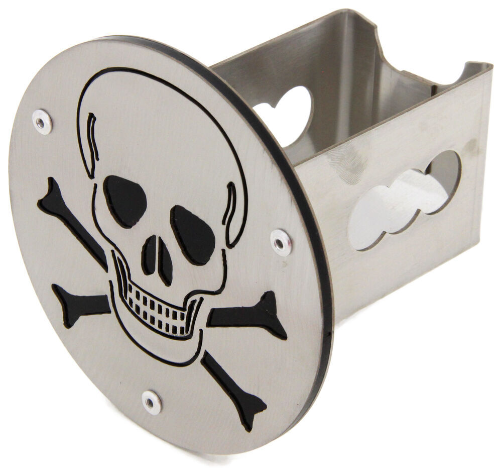 US Army Chrome Trailer 2 Hitch Plug Cover Cap Stainless Steel Hitch