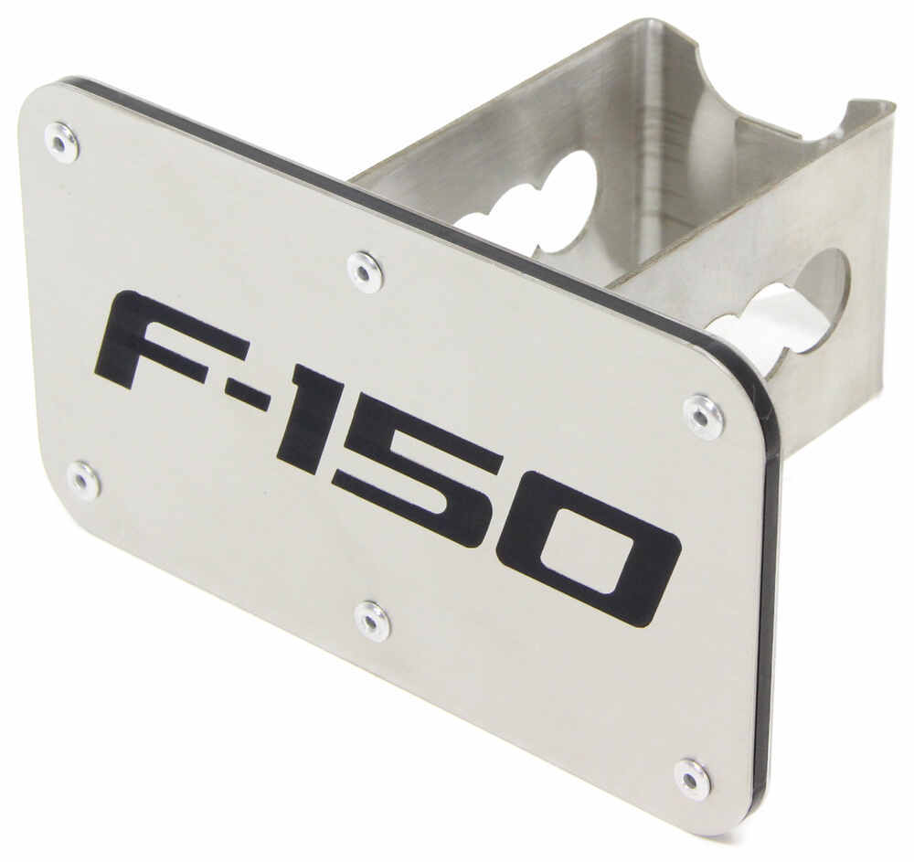 Ford F150 Trailer Hitch Cover 2" Hitches Brushed Stainless Steel