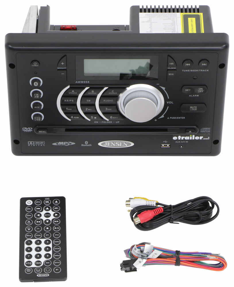 Jensen Stereo AM/FM CD/DVD USB Bluetooth Jensen RV Electronics