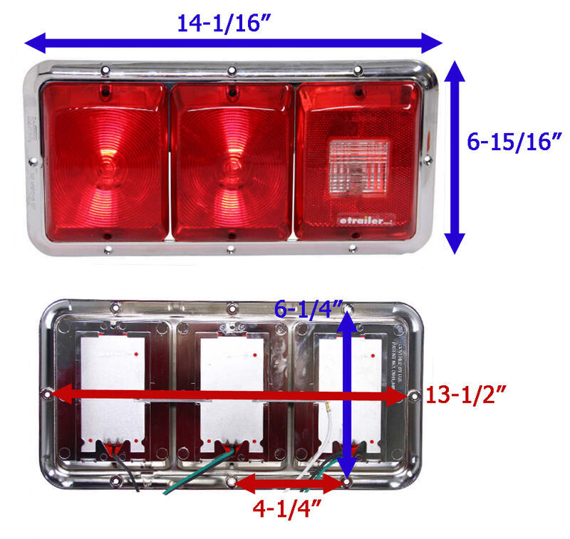 Bargman 3092108 Black Tail Light Bargman 3092108 Black Tail Light