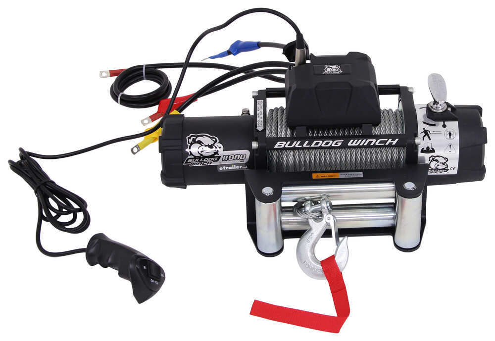 Bulldog Winch Standard Series Off-Road Winch - Wire Rope - Roller Fairlead - 8,000 lbs Bulldog