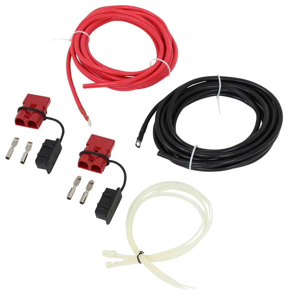Bulldog Winch Rear Wiring Kit - Quick Connect to Terminal End - 3 Gauge