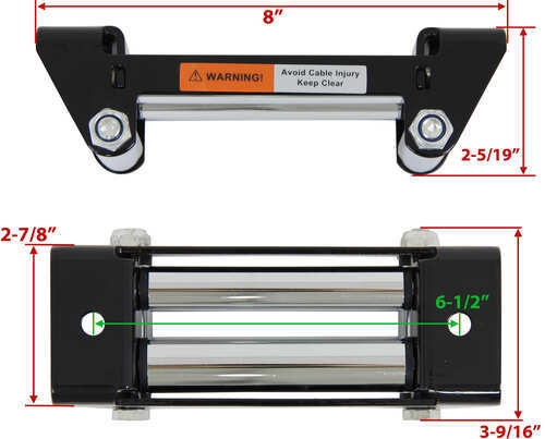Bulldog Winch Roller Fairlead 10 Inch Truck Value Bulldog Winch Roller Fairlead 10 Inch Truck Value