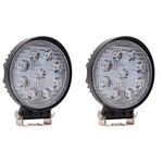 Blazer Floodlights - LED - 1,450 Lumens - 4-1/2" Diameter - Round - Qty 2
