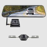 Brandmotion Wireless Transparent Trailer Camera System with Digital Rear View Mirror - Custom Fit