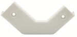 B&B Bottom RV Trim Cover - Right Hand - 1-3/16"-1-1/2" x 3-11/16" - Fiji White