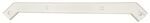 B&B Bottom RV Trim Cover - Right Hand - 1-3/8"-1-1/2" x 12-1/2" - Fiji White