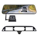 Brandmotion Wireless Transparent Trailer Camera System with Digital Rear View Mirror - Custom Fit